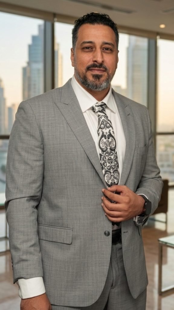 Portrait Of Haitham Mahdy, Managing Director At SMB Real Estate Brokers